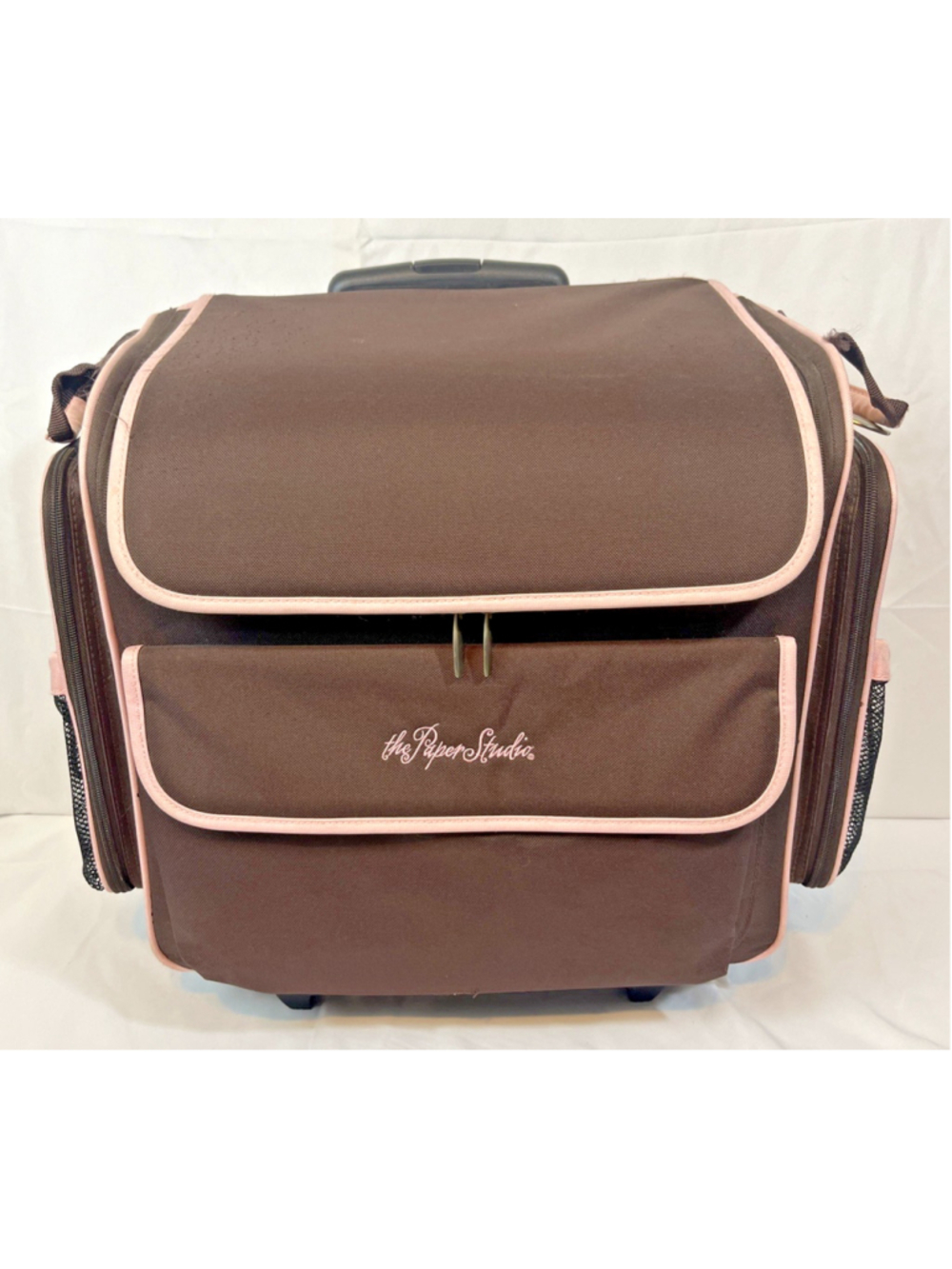 The Paper Studio Rolling Scrapbook Craft Storage Organizer Bag RARE Retired